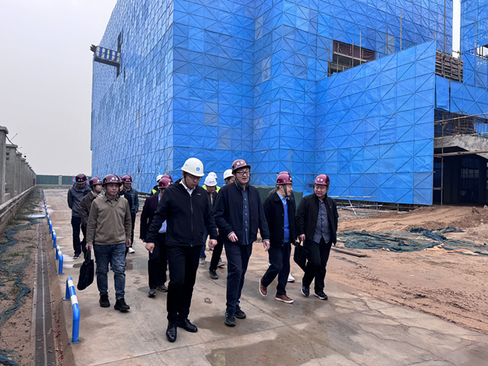 鄭州市建設投資集團有限公司黨委委員、紀委書記張煉帶隊調研六十七高項目建設