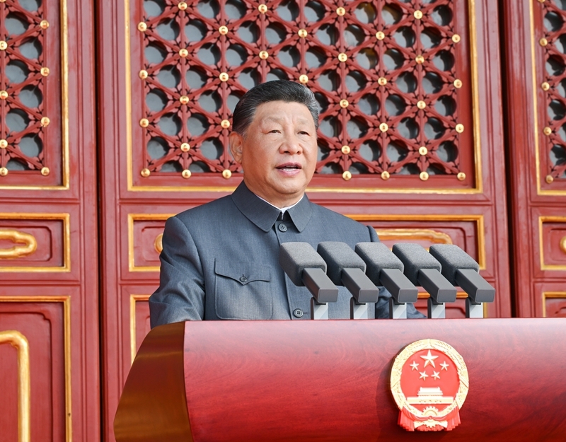 紀(jì)念中國(guó)人民抗日戰(zhàn)爭(zhēng)暨 世界反法西斯戰(zhàn)爭(zhēng)勝利80周年大會(huì)在京隆重舉行 天安門廣場(chǎng)舉行盛大閱兵儀式 習(xí)近平發(fā)表重要講話并檢閱受閱部隊(duì)
